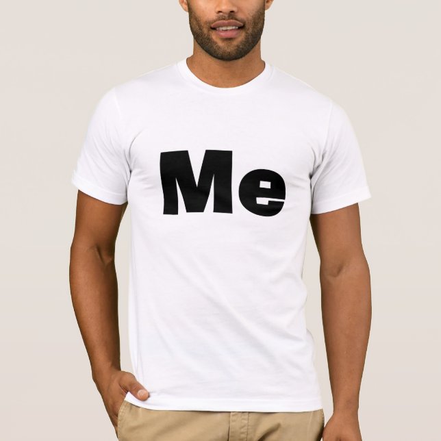 T-shirt Me/Mini je père/mère/fille étant assortie de fils (Devant)
