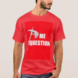 T-shirt Me poser une question 2 rouge