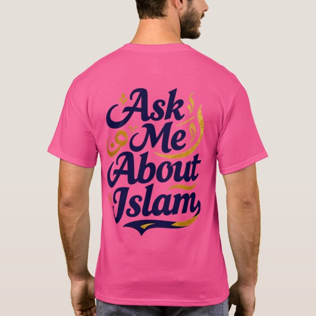 T-shirt Me questionner sur l'Islam (Dos)
