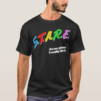 T-shirt Me Regarder S'Il Vous Plaît Drôle Attention Cherch