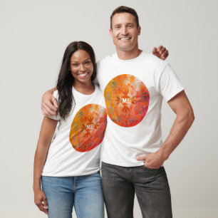 T-shirt Me Sophistiqué texte personnalisable mandala orang