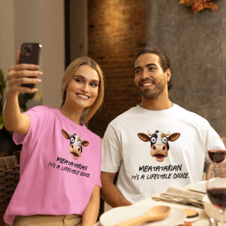 T-shirt Meatarien, C'est un choix de mode de vie
