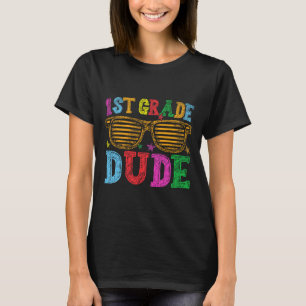 T-shirt Mec de 1re année rentrée des classes premier jour 