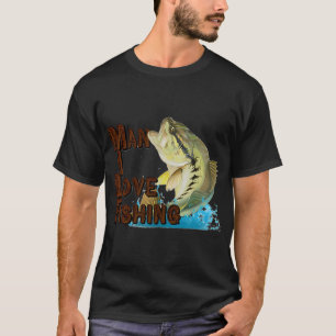 T-shirt mec j'adore la pêche