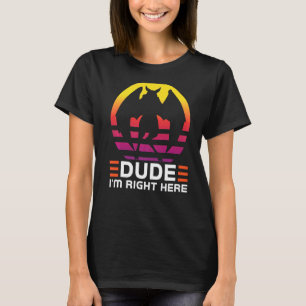 T-shirt Mec Je suis ici Cryptozoologie Mothman