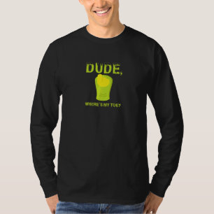 T-shirt Mec Où est mon orteil Amputation de zombie Jambe