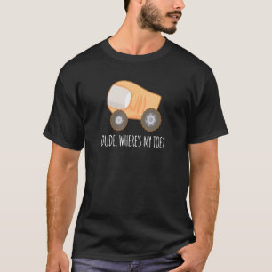 T-shirt Mec où est mon orteil Camion Anatomie Handicap Amp