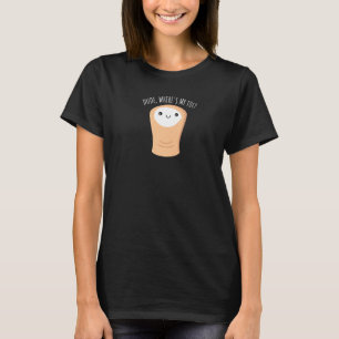 T-shirt Mec où est mon orteil Humour fauteuil roulant Ampu
