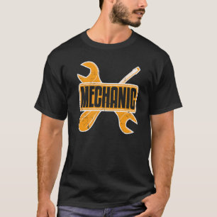T-shirt Mécanicien Automobile Clé Et Tournevis Passionné D