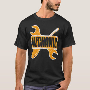 T-shirt Mécanicien Automobile Clé Et Tournevis Passionné D