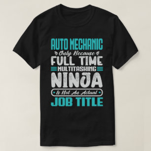 T-shirt Mécanicien automobile multitâche Compétences mécan
