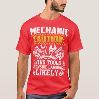 T-shirt Mécanicien cool Pour Hommes Course Drag Automobile