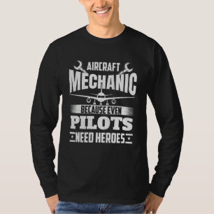 T-shirt Mécanicien d'aéronef Ingénieur d'entretien d'avio