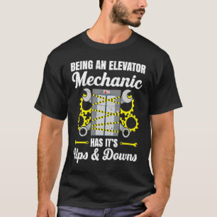 T-shirt Mécanicien d'ascenseur Réparateurs Ma