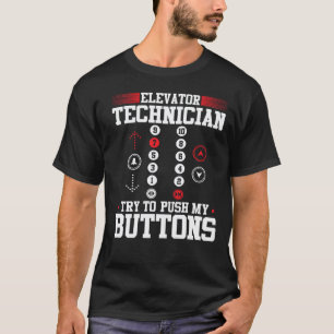 T-shirt Mécanicien d'ascenseur technicien d'ascenseur homm