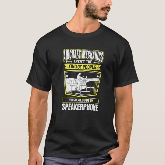 T-shirt Mécanicien de l'appareil de téléphonie mobile (Devant)