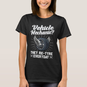 T-shirt Mécanicien de véhicules de garage Ils regonflent l
