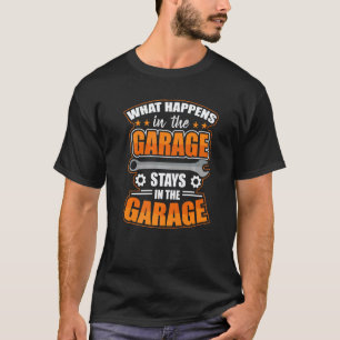 T-shirt Mécanicien de voiture de garage de camion de moto 