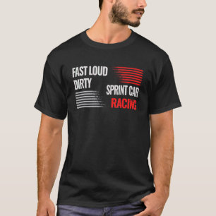 T-shirt Mécanicien de voiture de sprint de course de garag