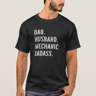 T-shirt Mécanicien De Voiture Papa Cadeaux De Fille Fils F