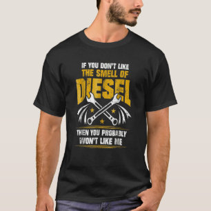 T-shirt Mécanicien Diesel Aime L'Odeur De