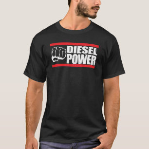 T-shirt Mécanicien diesel de camion de Turbo de puissance