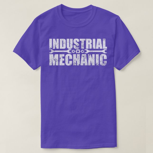 T-shirt Mécanicien industriel machiniste CNC (Design devant)
