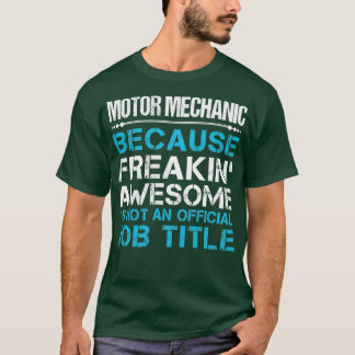 T-shirt Mécanique Automobile Freaking Awesome Job Gip Item