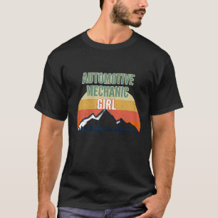 T-shirt Mécanique Automobile Pour Femmes Mécanique Automob