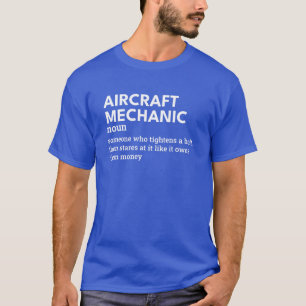 T-shirt Mécanique de l'aéronef - Définition de l'avion