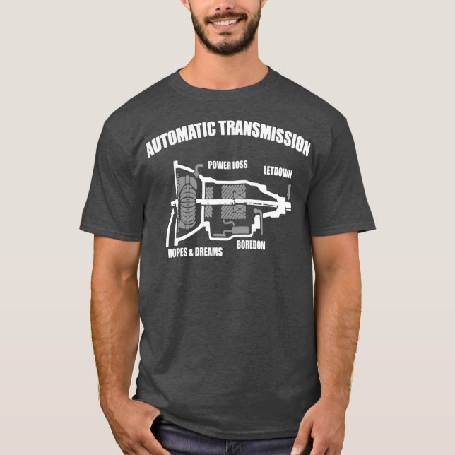 T-shirt Mécanique de transmission automatique Drôle cadeau (Devant)