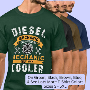 T-shirt Mécanique Diesel Comme Régulier Mais Glacière