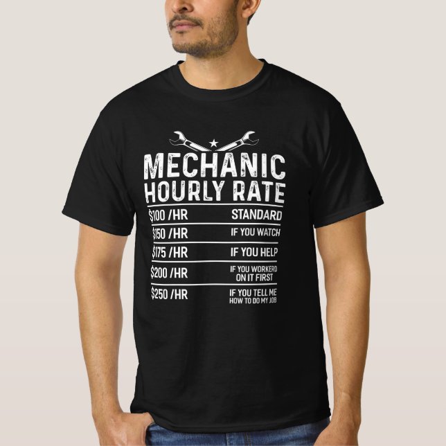 T-shirt Mécanique Funny Atelier mécanique Idée de don (Devant)