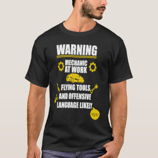 T-shirt Mécanique Horaire Taux Horaire Travail Garage