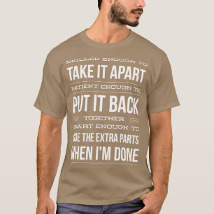 T-shirt Mécanique qualifié