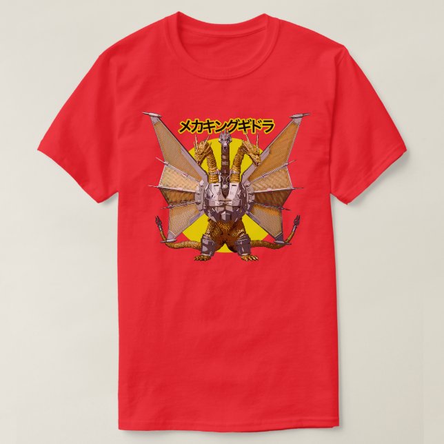 T-shirt MechaKing Ghidorah (Design devant)
