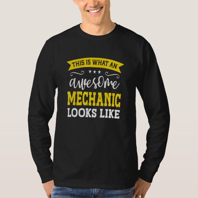 T-shirt Mechanic Job Title Employee Funny Worker Professio (Devant)