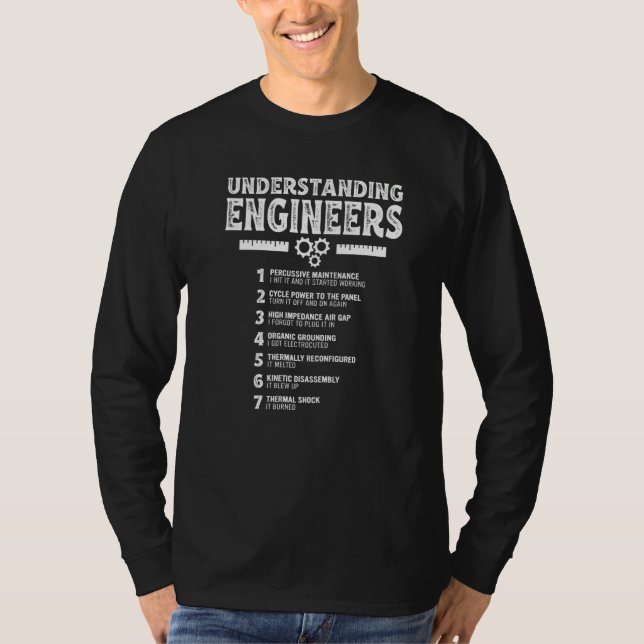 T-shirt Mechanical Sarcastic Engineering  Understanding En (Devant)
