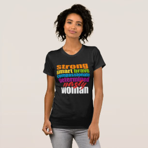 T-shirt méchant de femme