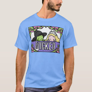 T-shirt Méchant Elphaba Glinda Pointant Ludique Style Dess