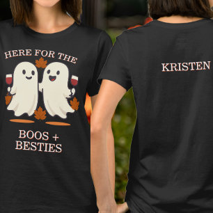 T-shirt Méchants, meilleures amies drôle Halloween vin