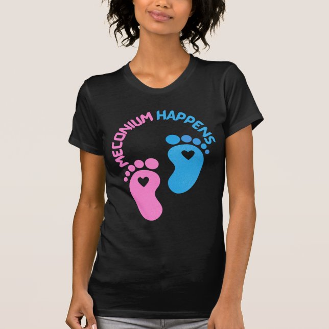 T-shirt Meconium arrive (Devant)