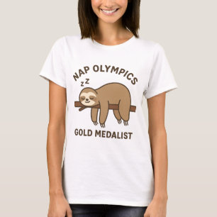 T-shirt médaillé d'or aux Jeux olympiques de Naps 