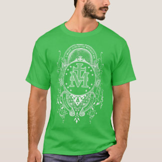 T-shirt Médaille miraculeuse Notre Dame de grâce bénit Mar