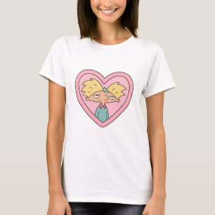 T-shirt Médaillon Cœur des Années 90 — Autocollant Garçon