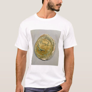 T-shirt Médaillon dépeignant Jonas et la baleine, romain