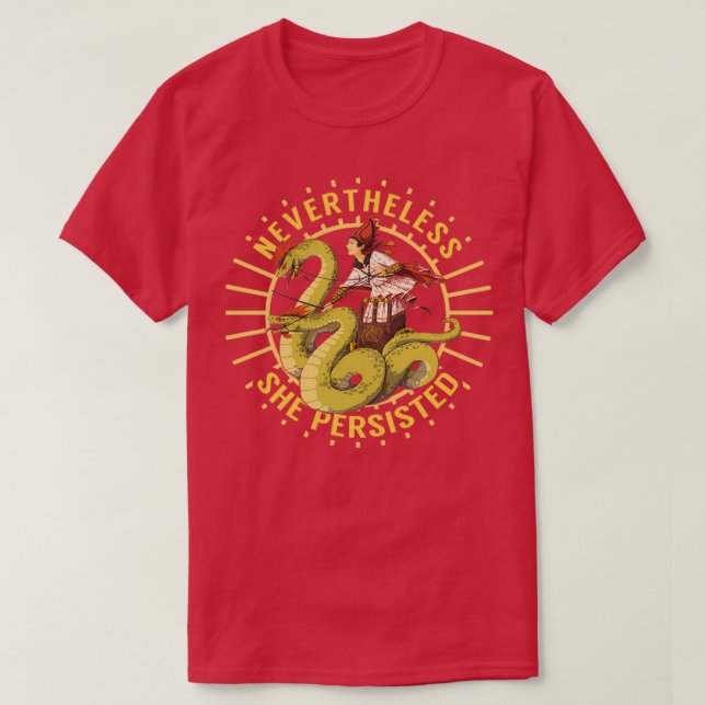 T-shirt Medea Néanmoins Elle A Persisté (Design devant)