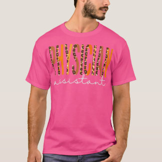 T-shirt Médecin Assistant léopard automne amoureux d'autom