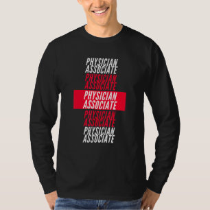 T-shirt Médecin Associé PA Design élégant