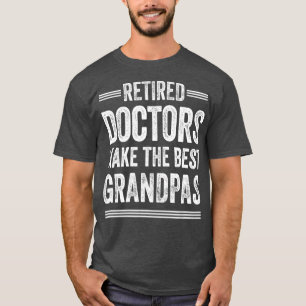 T-shirt Médecin de grand-père retraité Médecin MD Gif de r
